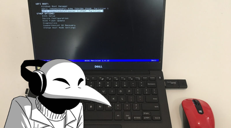 boot en linux avec live usb